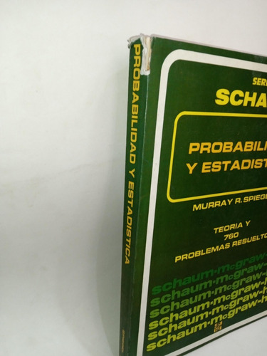 Probabilidad Y Estadística - Murray R. Spiegel (Usado)