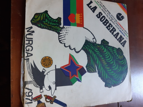 Disco De Vinilo Murga La Soberana Año 1971 Usado Antiguo