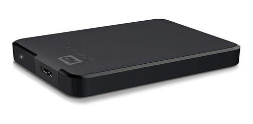 Disco duro externo Western Digital WD Elements Portable WDBUZG0010BBK 1TB negro