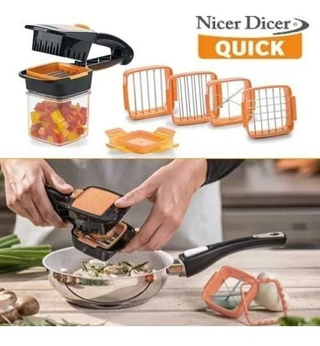 Pica Todo Cortador De Cocina Nicer Dicer Quick 5 En 1