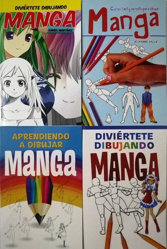 Manga/ Manuales Prácticos Para Dibujar/ Especial, 4 Libros. 