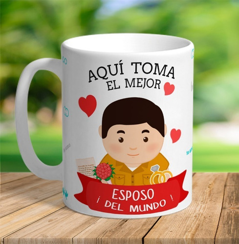 Taza Esposo Personalizada Con Tu Nombre