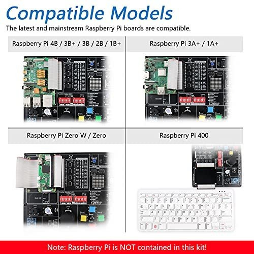 Kit De Programacion Freenove Para Raspberry Pi 4 -negro