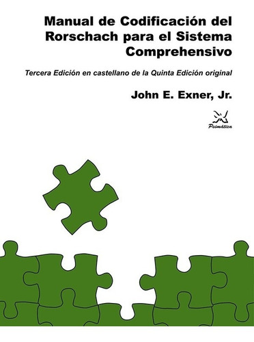 Manual De Codificación Del Rorschach Para El Sistema Comp...