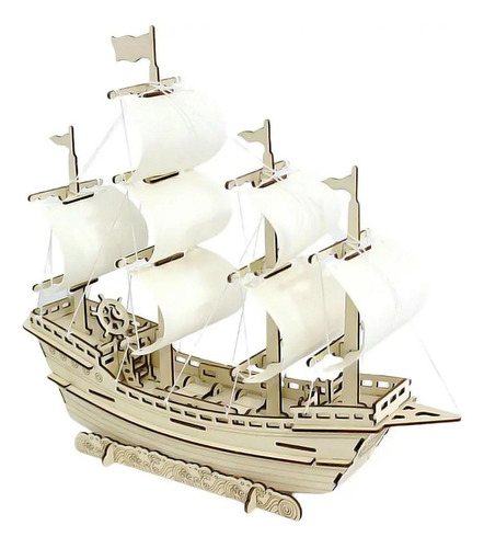Rompecabezas Modelo De Barco, Mxmgy-001, 1pza, 78 Partes, 39