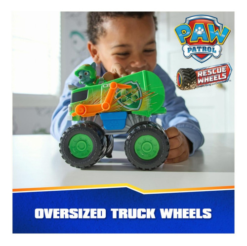 Paw Patrol: Rescue Wheels Rocky's Camión De Reciclaje,