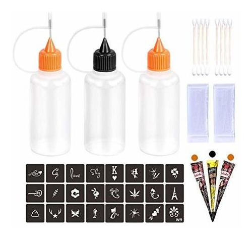 Kevinart Henna - Kit De Tatuajes Para Tatuajes (3