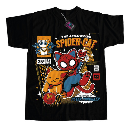 Remera Amazing Spider Man Dtf Estampa Grande Calidad Premium