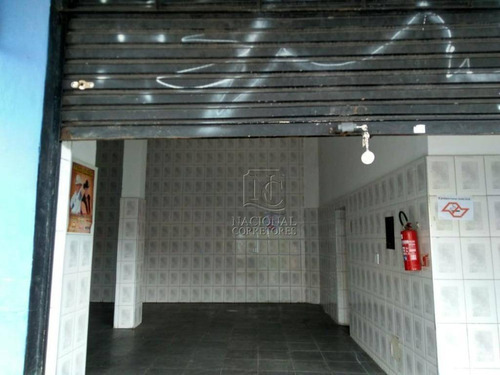 Salão Para Alugar, 75 M² Por R$ 2.000,00/mês - Jardim Do Estádio - Santo André/sp - Sl0906
