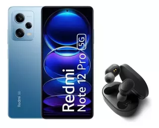 Xiaom Redmi Note 12 Pro 5g 256 Gb 8 Ram Azul +fone Bluetooth