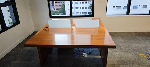 Mesa Estação De Trabalho De Madeira Usada Seminova Madeira (Usado)