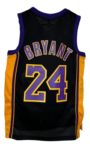 Jersey Mitchell And Ness Negro Lakers Kobe Bryant 09/10