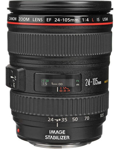 Canon Ef 24 105 Mm Lente Usm Para Camara Eo Slr Estuche Em