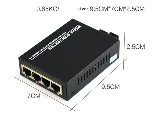 2 Paquetes De 10/100 / 1000mbps Gigabit Ethernet Media