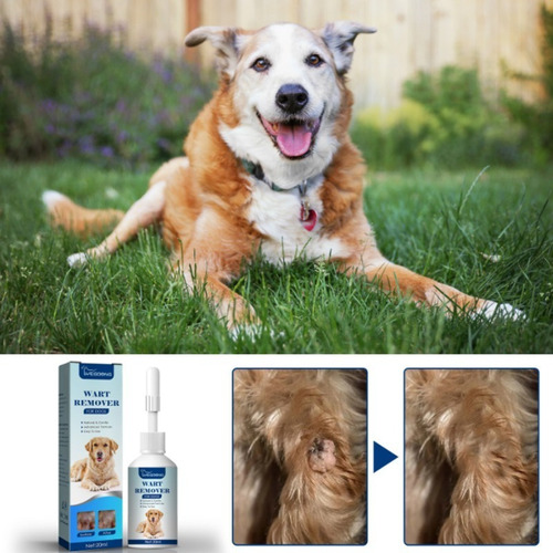 Tratamiento Natural Eliminador De Verrugas Para Perros, 5 Un