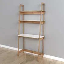 Comprar Biblioteca Estantería Escalera Escandinava Paraiso Y Blanco