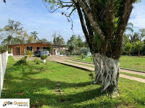 Imagem 10 de 28 de Chácara Em Itanhaém , Bairro Vergara , Isolada, Lado Morro, Usado, Murado, 4 Dormitórios, 1 Banheiro, Sala, Cozinha, Churrasqueira, Varanda - 6017 - 68723769