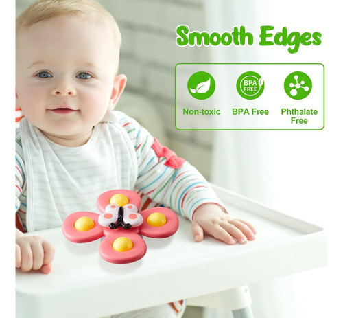 Juguetes Giratorios Para Bebés Spinners De Succión Para Bebé