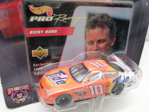 Hot Wheels Nascar 1998 Tide #10 Ricky Rudo 1:64 Naranja (Usado)
