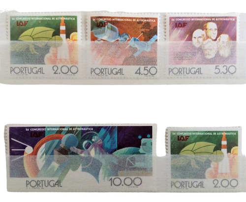 Portugal Espacio, Sello Mi 1291-94 Incl 1291y 75 Mint L15289