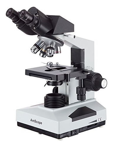 Microscopio Binocular, Oculares Deslizante, 40x -1000x.