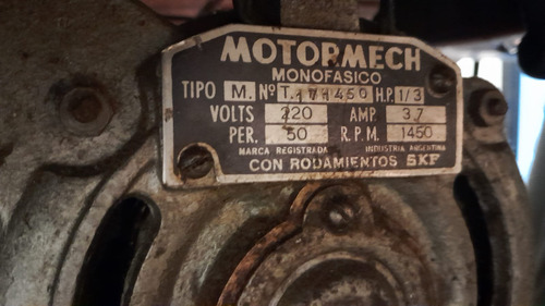 Motor De Máquina De Coser ( Motormech) (Usado)