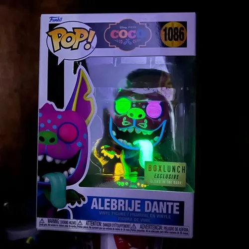 Alebrije Dante 1086 Funko Pop Disney Coco Glows Boxlunch