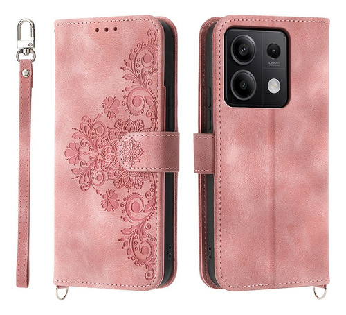 For Xiaomi Redmi Note 13 5g 2 In 1 Wallet Card Case+strap