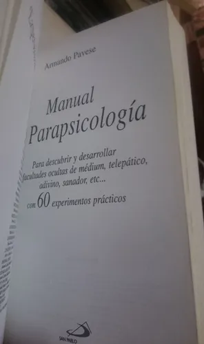 Manual De Parapsicologia - Armando Pavese
