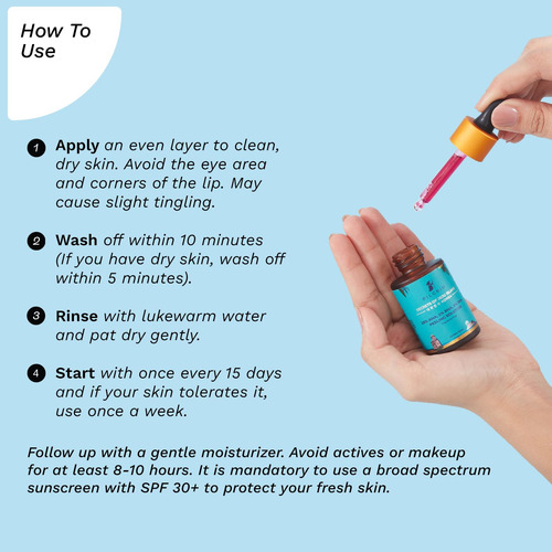 Pilgrim 25% Aha + 2% Bha + 5% Pha Peeling Solution For Face