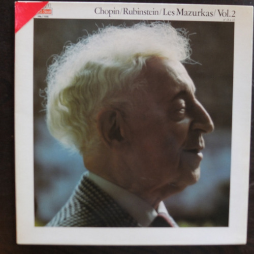 Vinilo Chopin  Rubinstein Les Mazurkas Vol.2