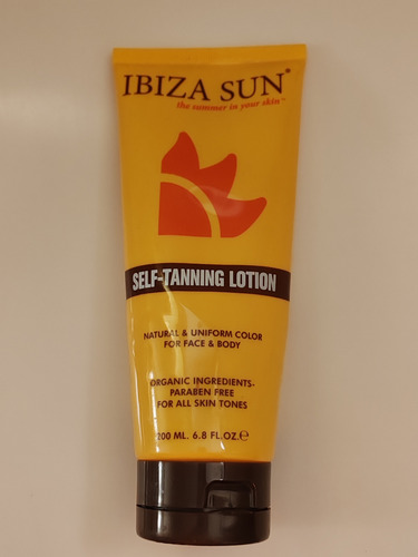 Loción Autobronceadora Orgánica Con Vitamina E. Ibiza Sun®
