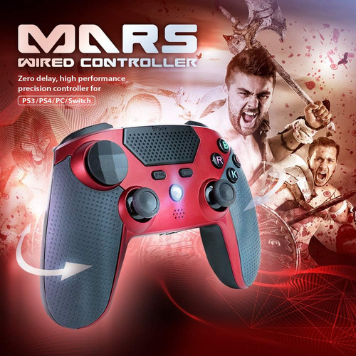 Controlador Con Cable Brook Mars Alto Rendimiento Con Cero,