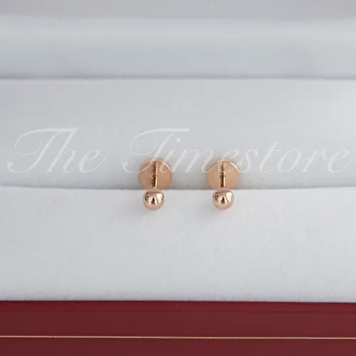 Par Aros Abridores Oro 18k Bolita Nº 2 (2.5mm.) Envio Gratis