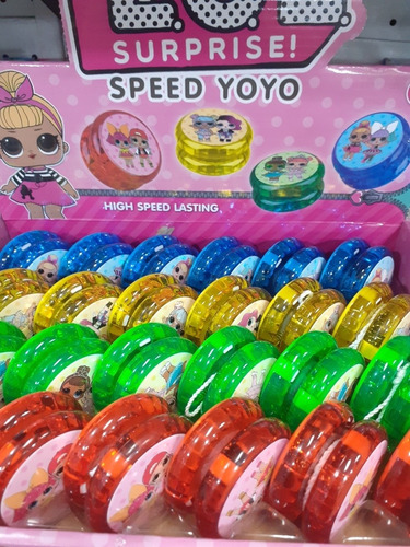 2 Yoyos Que Alumbran Juguete Cars,frozen, Advengers,lol