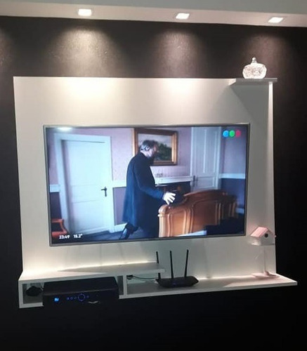 Panel Rack Flotante 100cm X 80cm Smart Tv Led Lcd 17 A 43