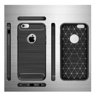 Funda Antigolpe Carbono Para iPhone 6 6s 7 8 Plus Se 2020