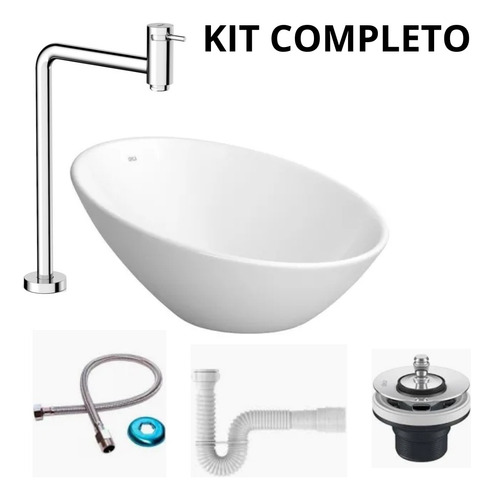 Kit Cuba Deca L1036 Com Torneira E Kit Instalação Completo