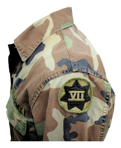 Gandola De Botão, U.s. Army, Woodland Type One, Small (Usado)