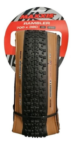 Neumático Maxxis Rambler 700x38c Exo/tr/tanwall