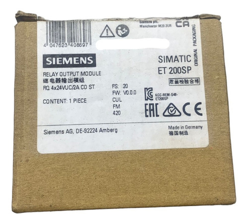 Siemens 6es7 132-6bf00-0ca0 Modulo