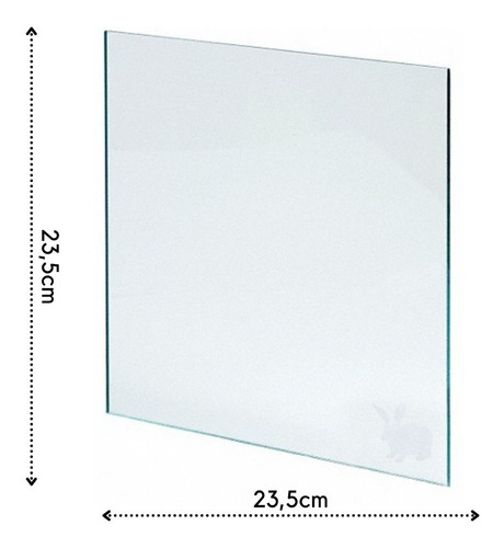 Imagem 1 de 7 de Vidro Para Impressora 3d - Ender 3 230x230x3mm