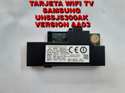 Tarjeta Wifi Tv Samsung Un55j5300ak Versión Aa03