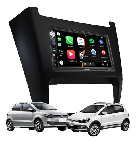 Pantalla Stereo Mirror Bluetooth Para Vw Fox Suran 2013 2015