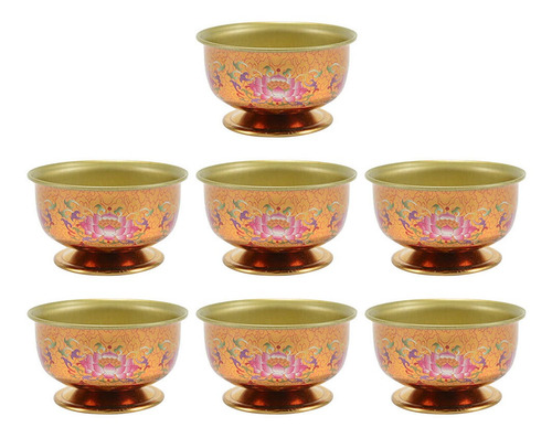 Cuenco De Agua Con Forma De Copa Sagrada Tibetana De 7 Pieza