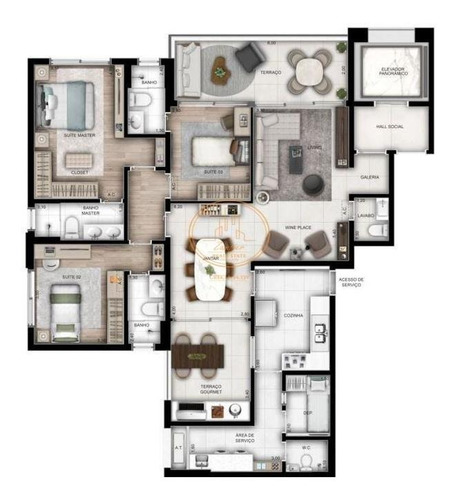 Apartamento Com 4 Dormitório(s) Localizado(a) No Bairro Vila Mariana Em São Paulo / São Paulo - 17942:926095