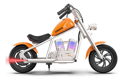 Moto Eléctrica Infantil Hyper Gogo Cruiser 12 Pro Color Naranja