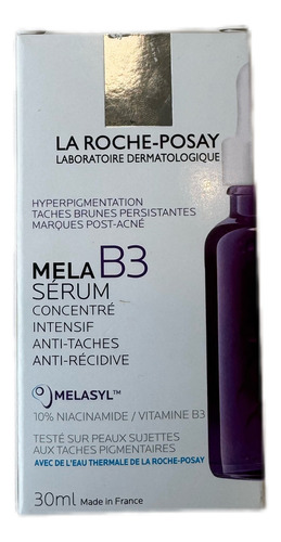 2 Piezas Sérum Concentrado Mela B3 La Roche-posay 30ml Normal Día/noche