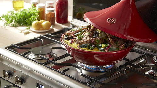 Tajine De Llama Emile Henry Hecho En Francia, 3.7 Cuartos