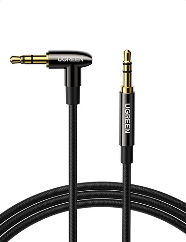 Imagen 1 de 8 de Cable Auxiliar De Audio Hifi 3,5mm (1 Metro)ugreen Reforzado